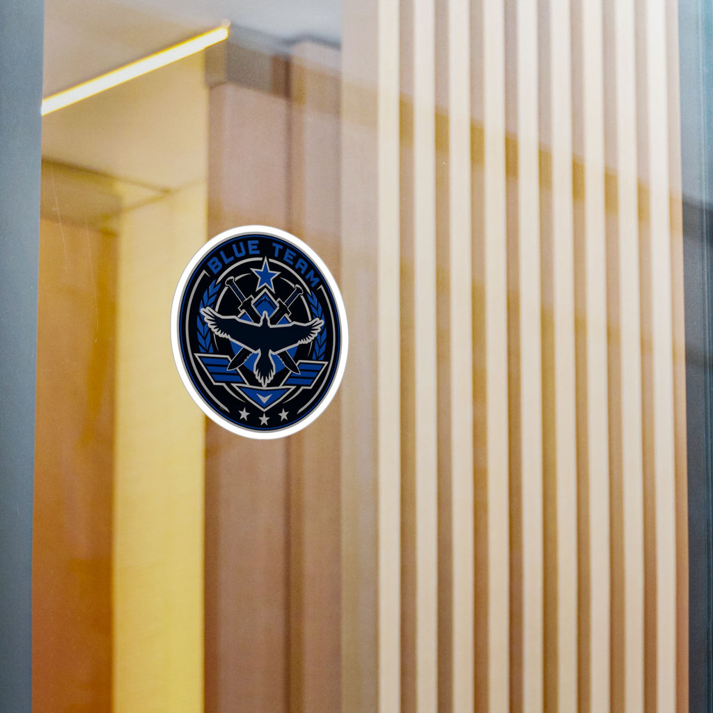 Blue Team Emblem Badge Vinyl Sticker
