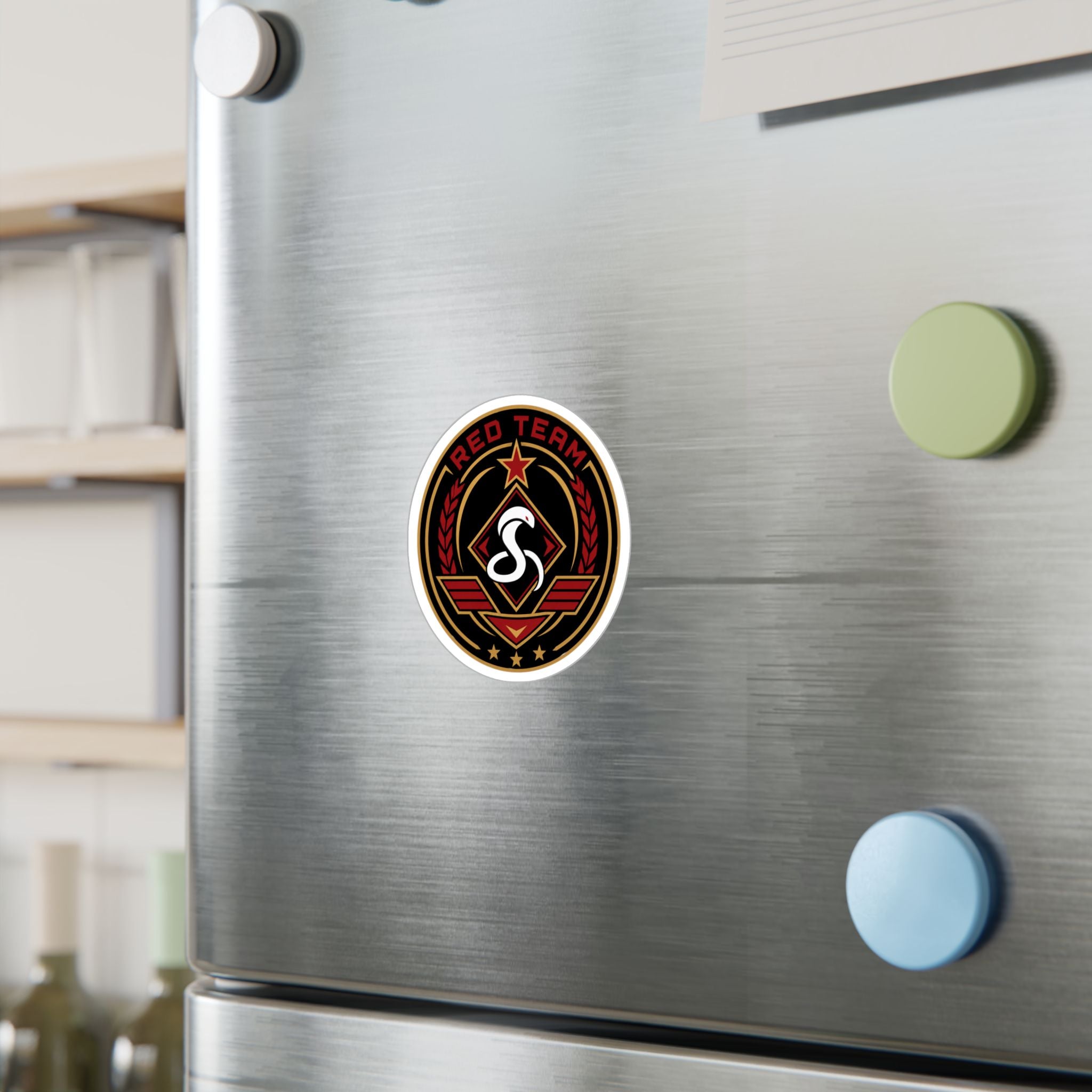 Red Team Badge Vinyl Sticker