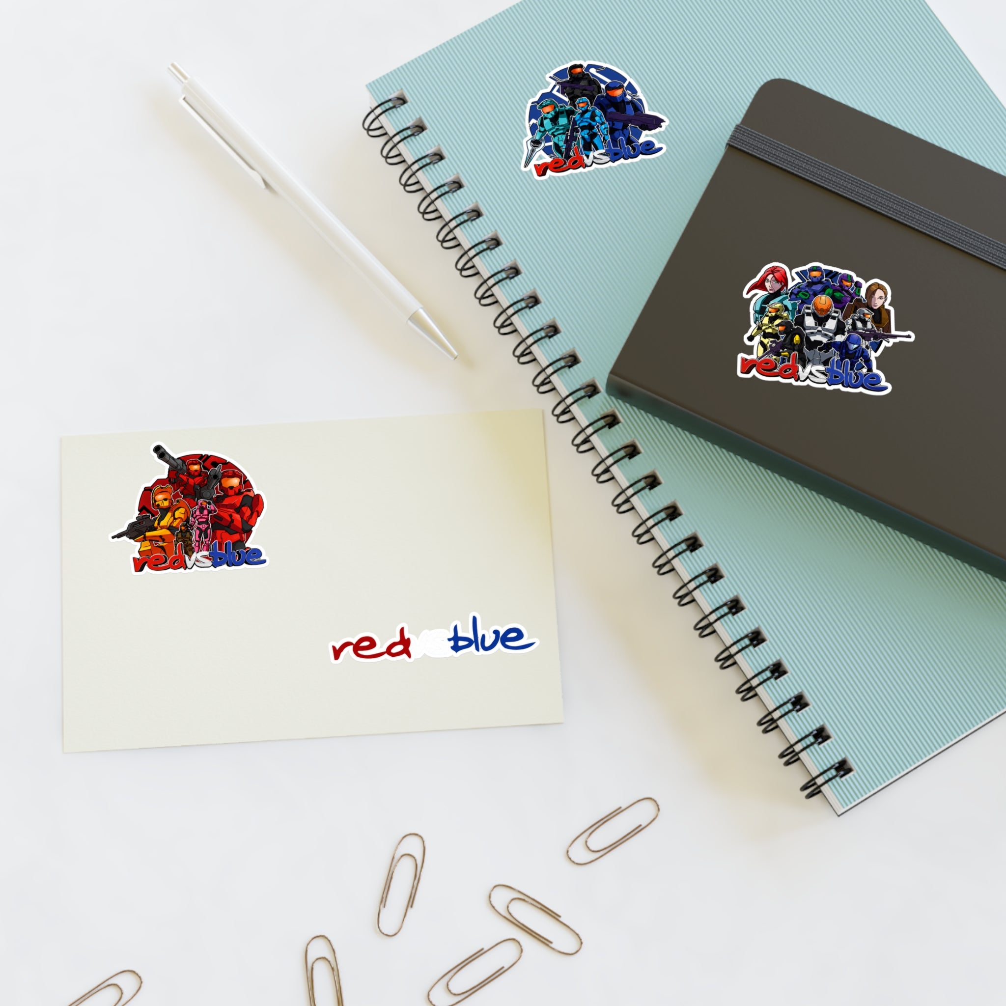 Red vs Blue Legacy Sticker Sheet