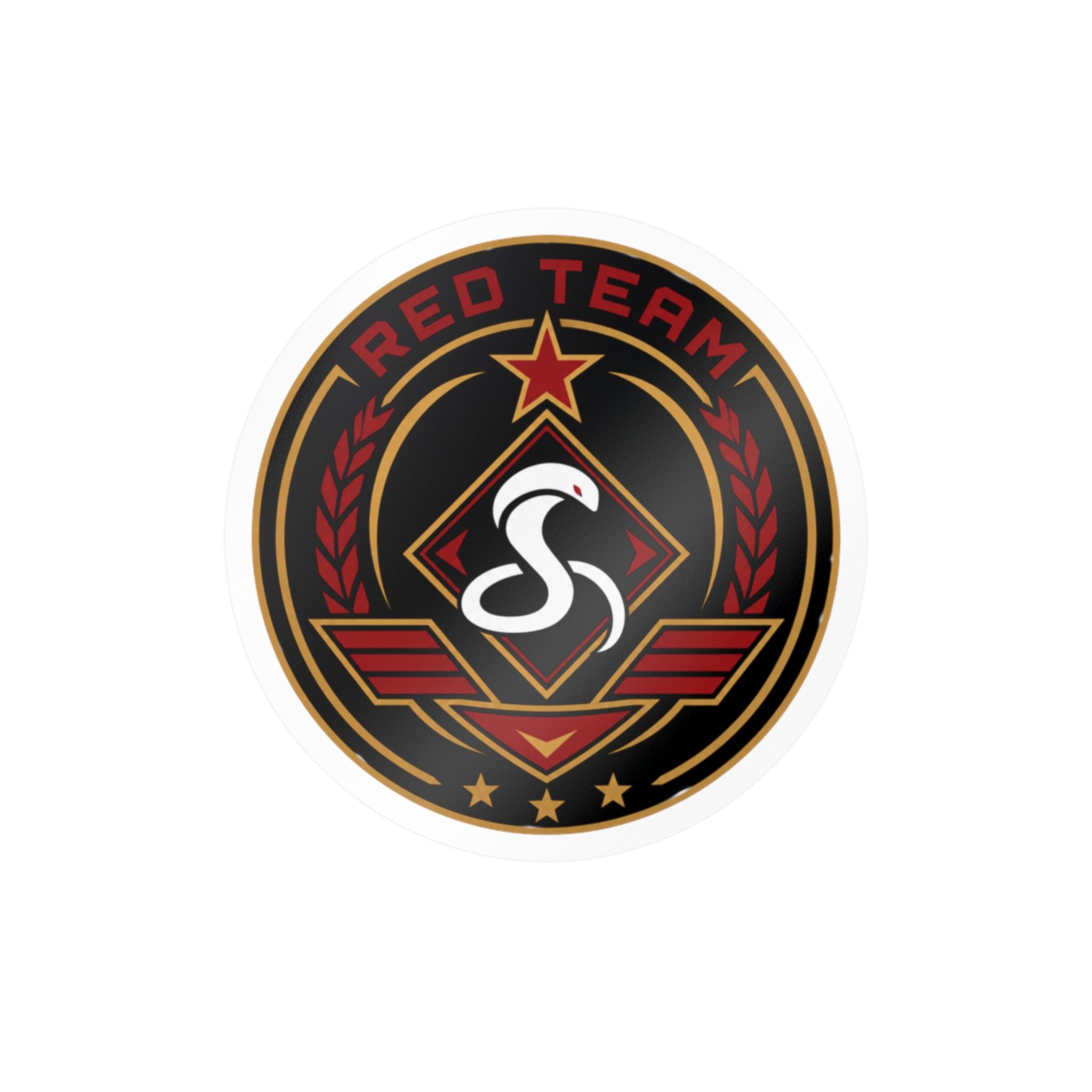 Red Team Badge Vinyl Sticker