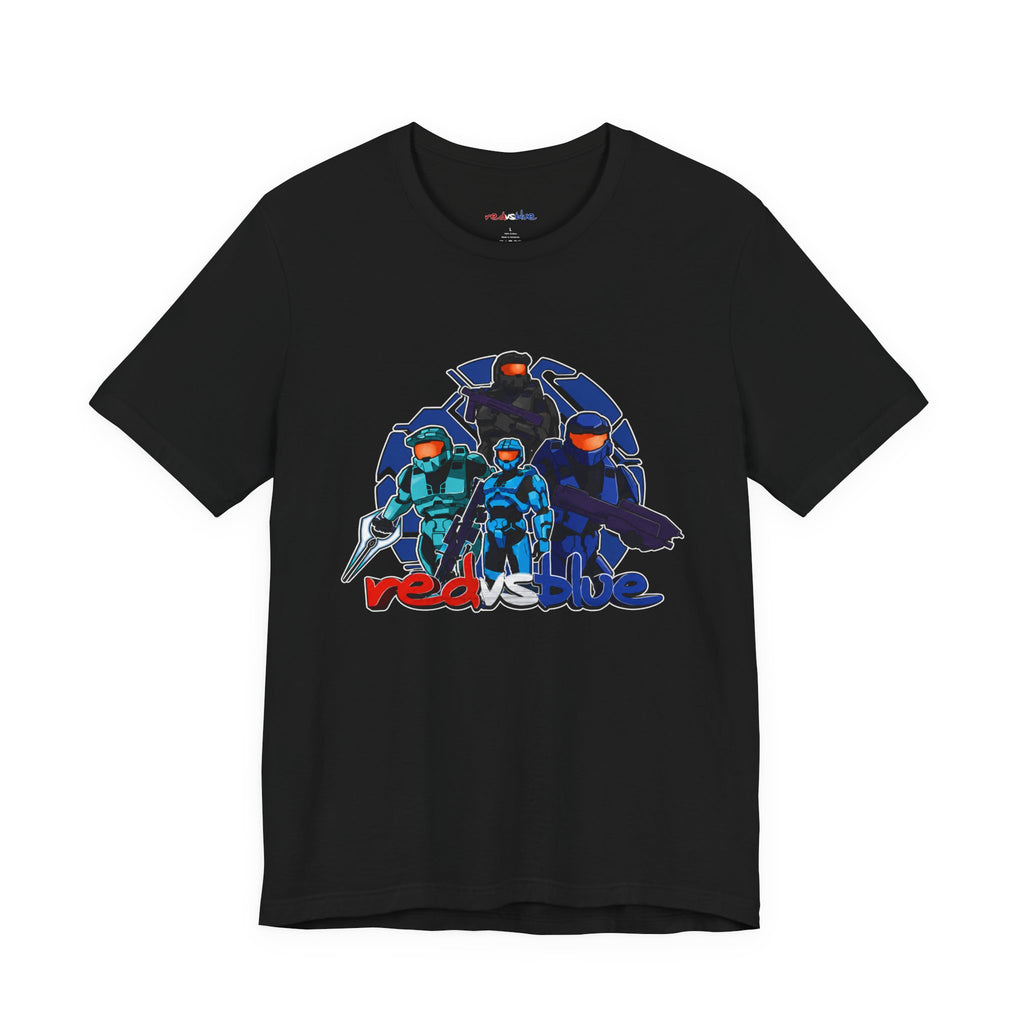 Red vs Blue Blue Team Jersey Tee