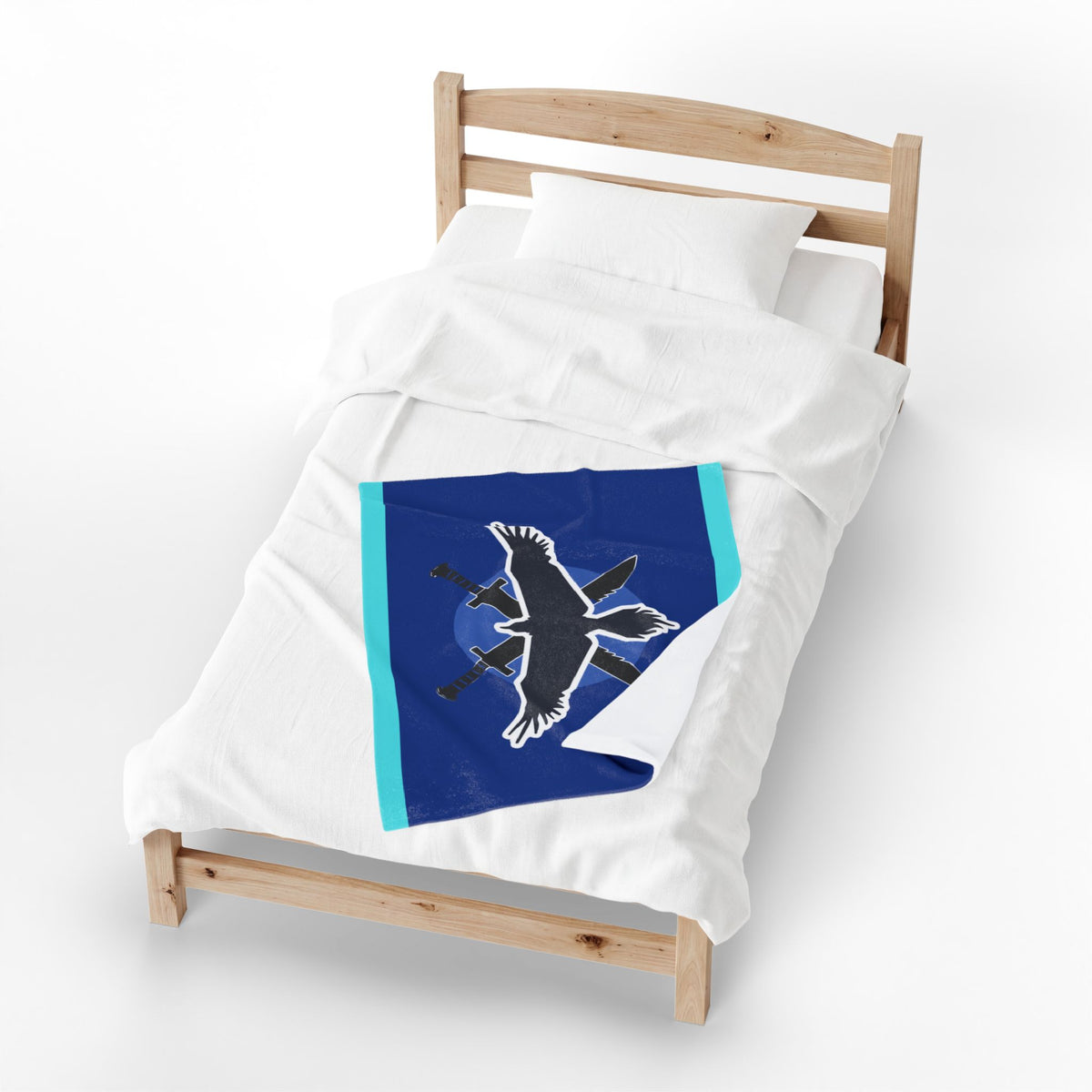 Blue Team Flag Inspired Blanket