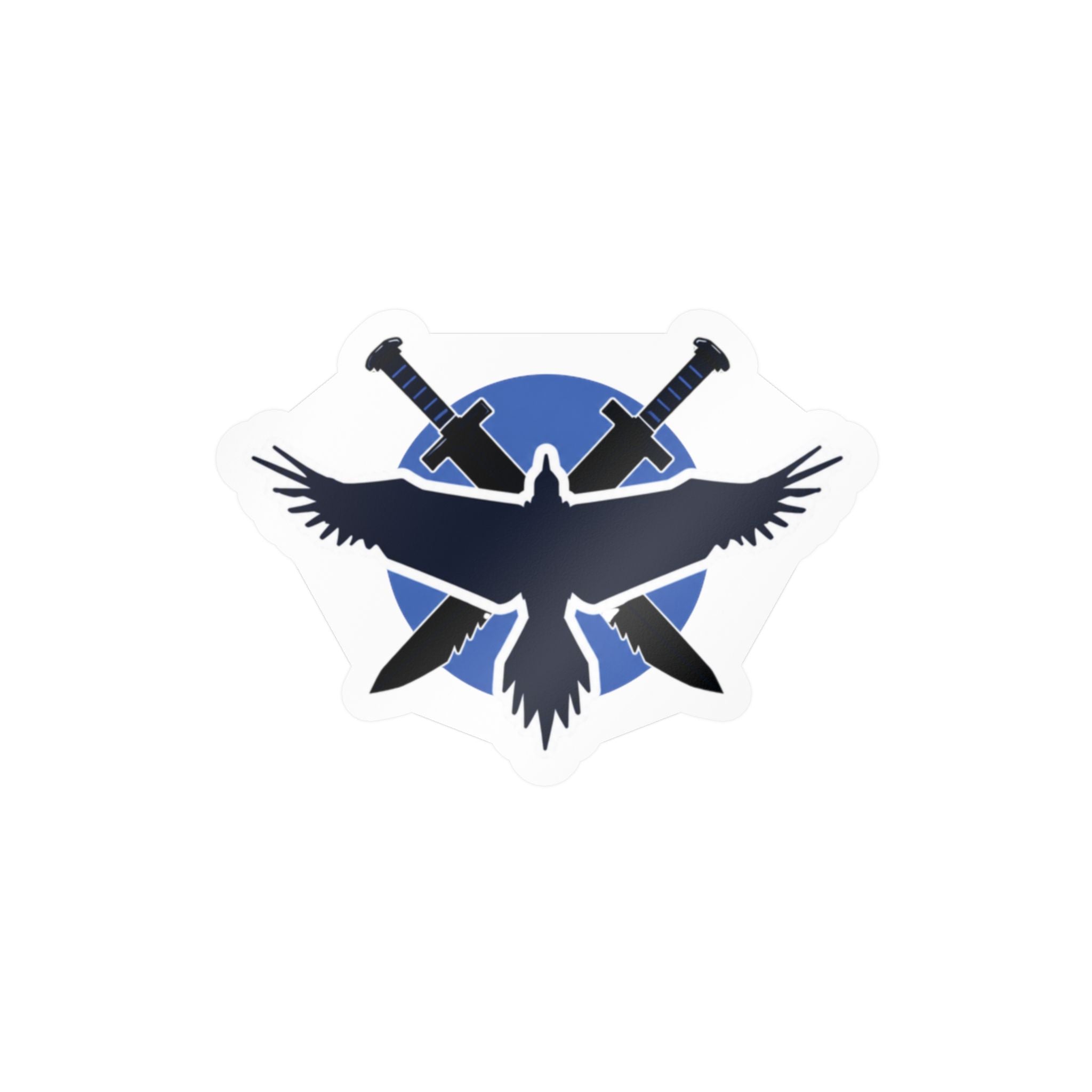 Blue Army Emblem Vinyl Decal