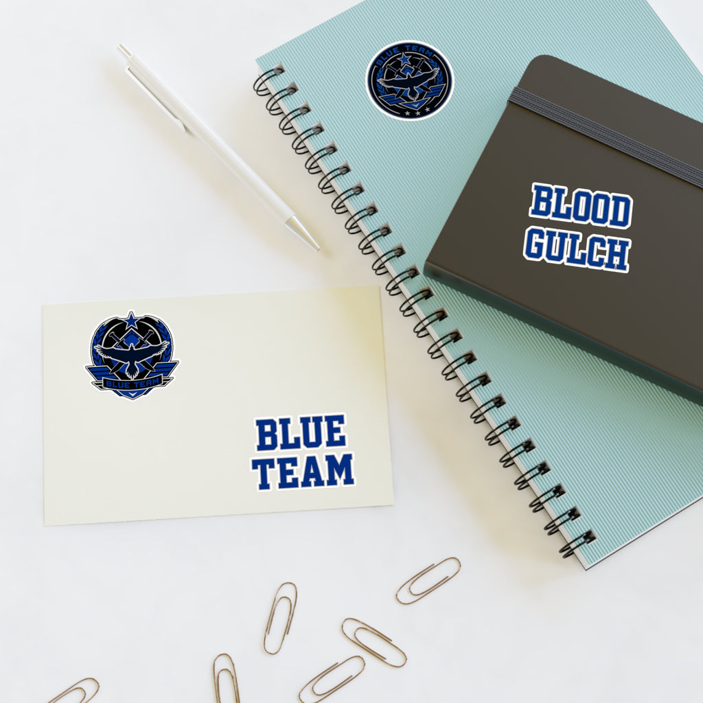Blood Gulch Blue Team Sticker Sheet