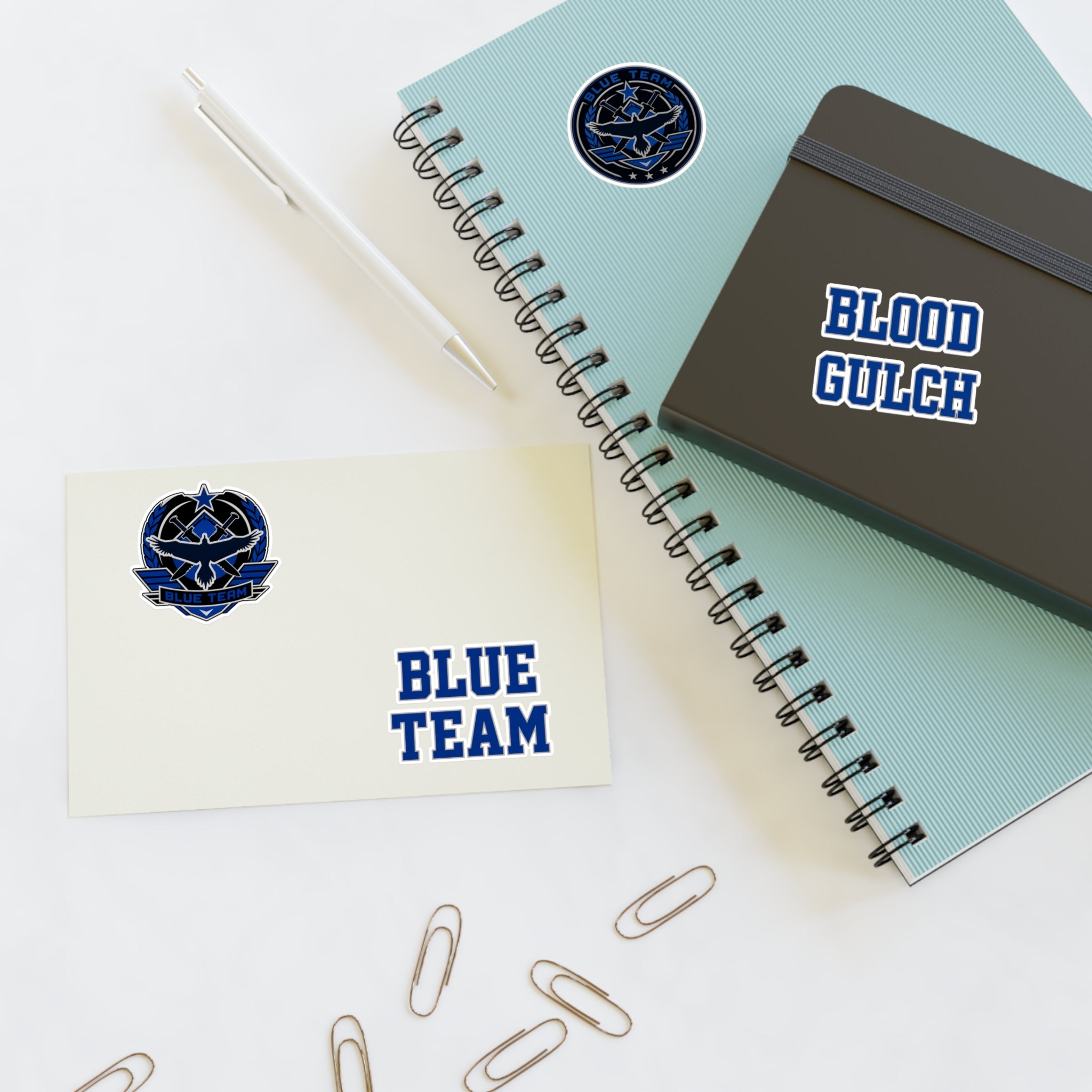 Blood Gulch Blue Team Sticker Sheet