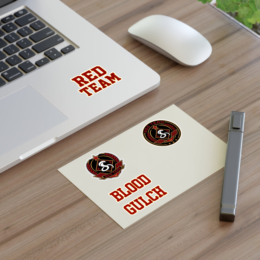 Blood Gulch Red Team Sticker Sheet