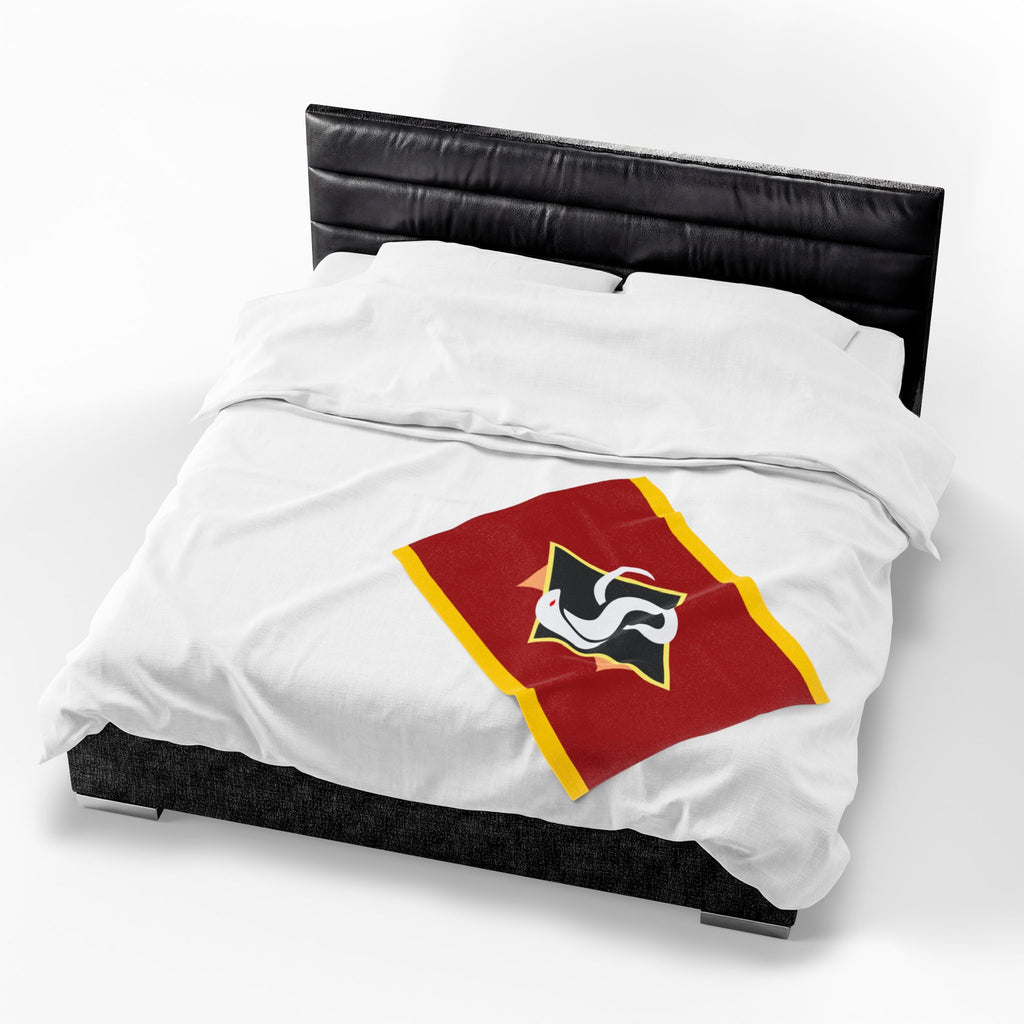 Red Team Flag Inspired Blanket