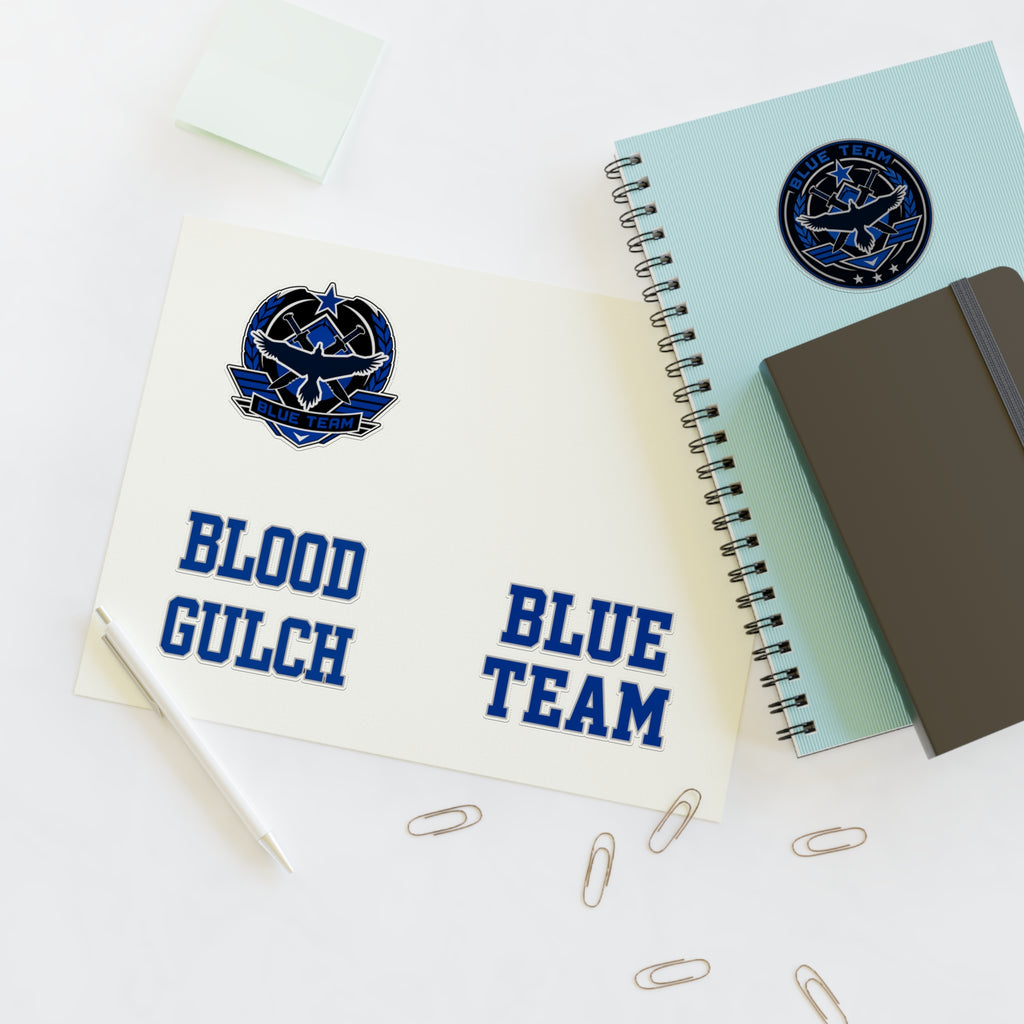Blood Gulch Blue Team Sticker Sheet