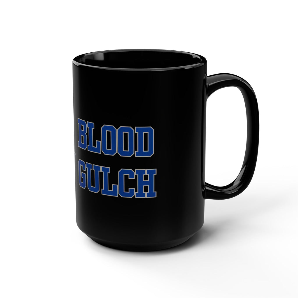 Blood Gulch Blue Team 15 oz Black Mug
