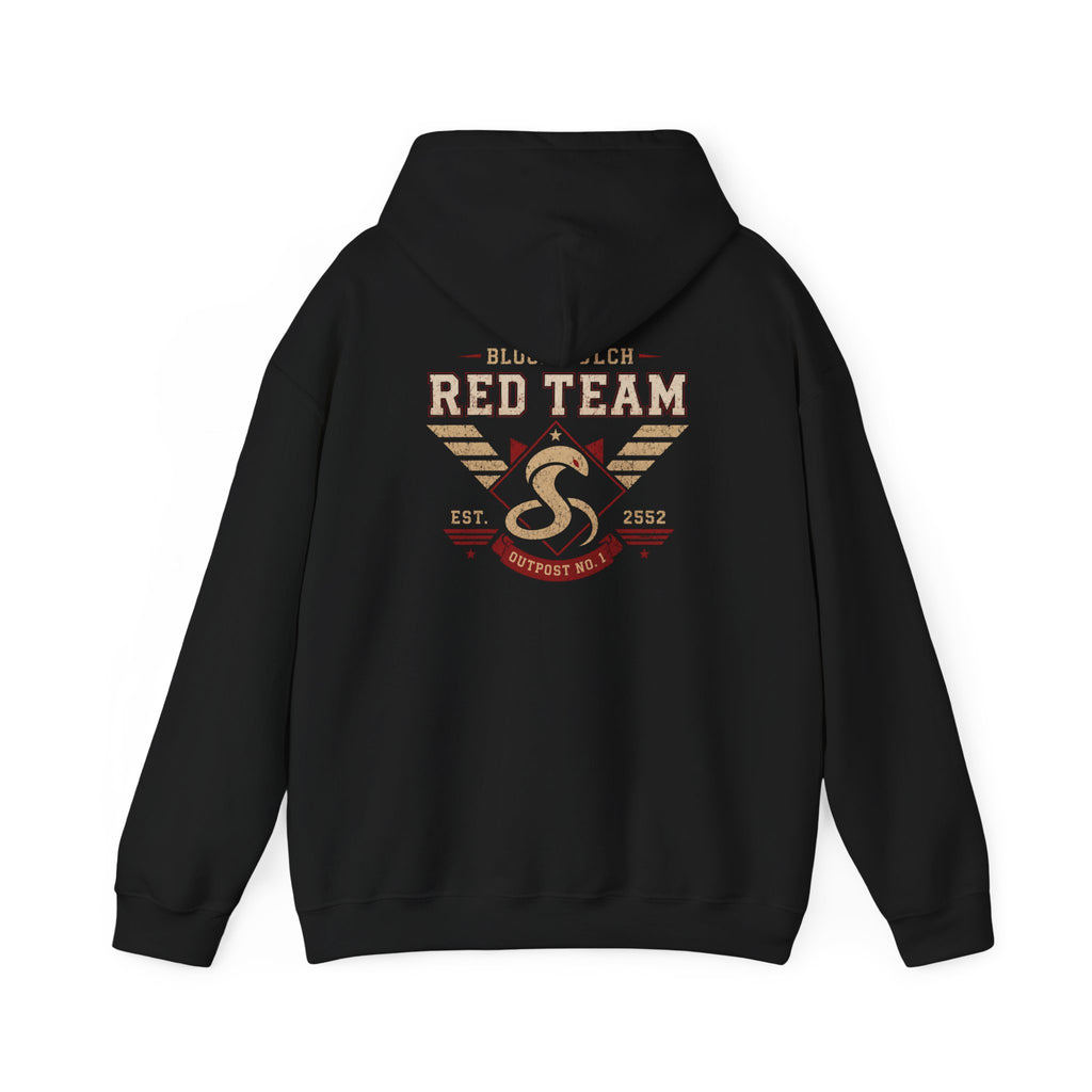 Blood Gulch Red Team Hoodie — Retro Gaming Clan Pullover (Est. 2552)