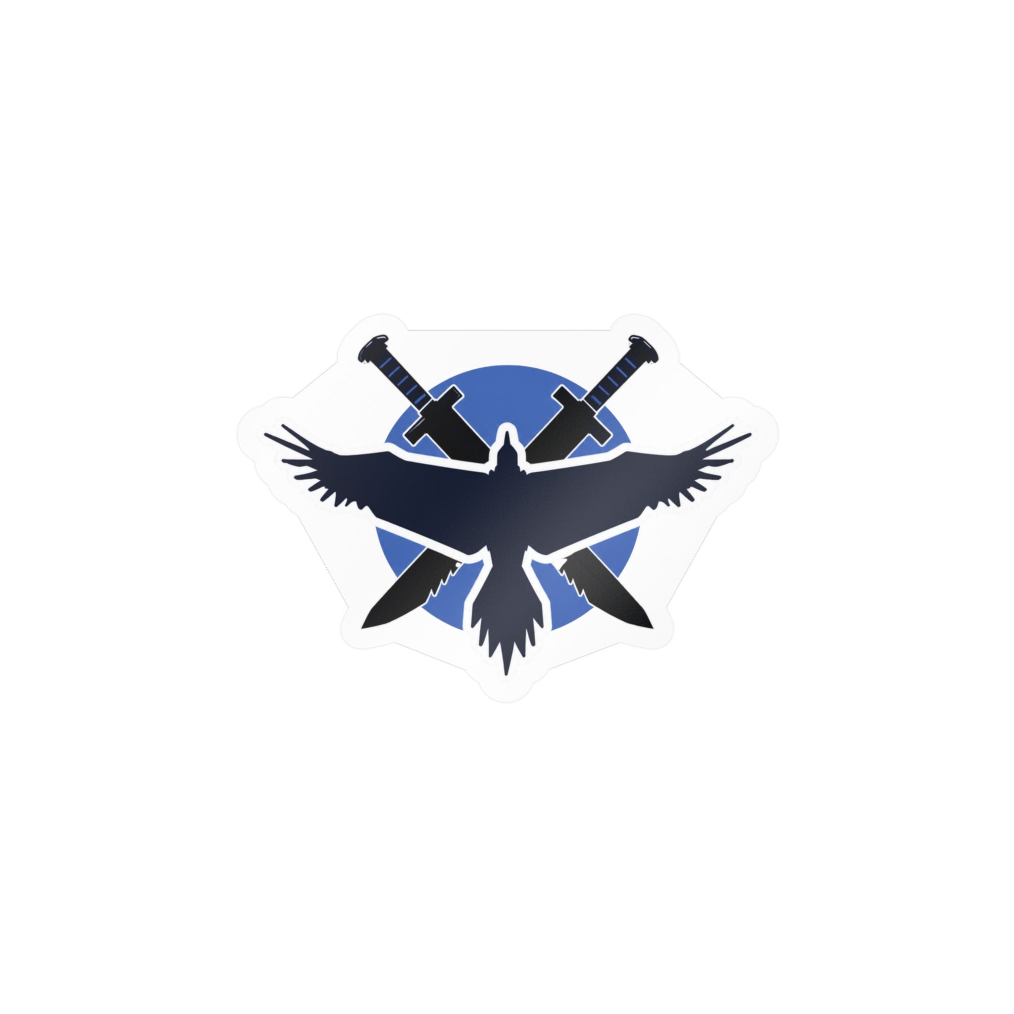 Blue Army Emblem Vinyl Decal