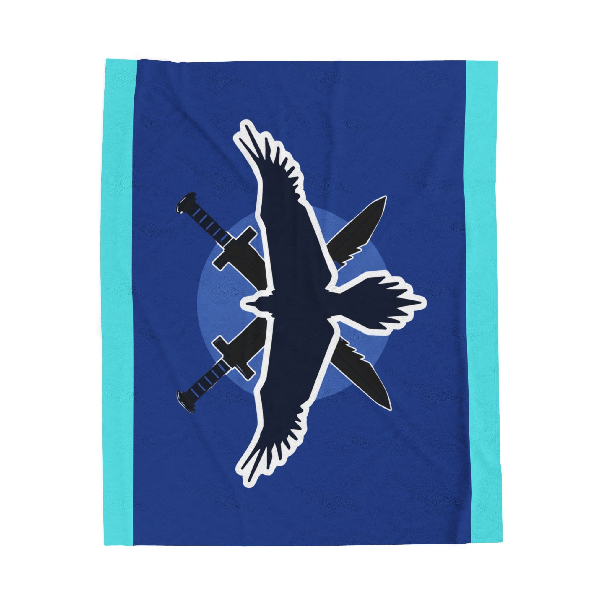 Blue Team Flag Inspired Blanket