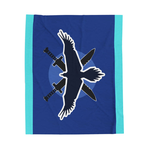 Blue Team Flag Inspired Blanket