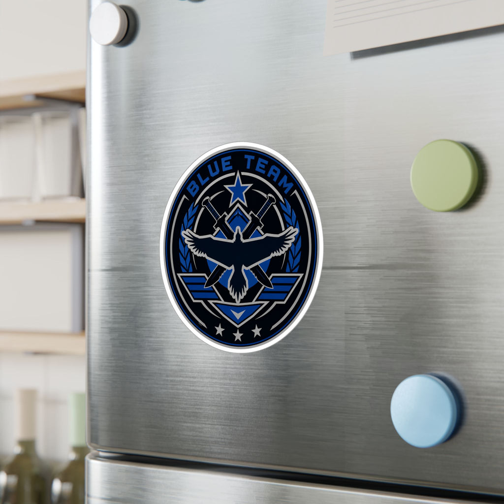 Blue Team Emblem Badge Vinyl Sticker