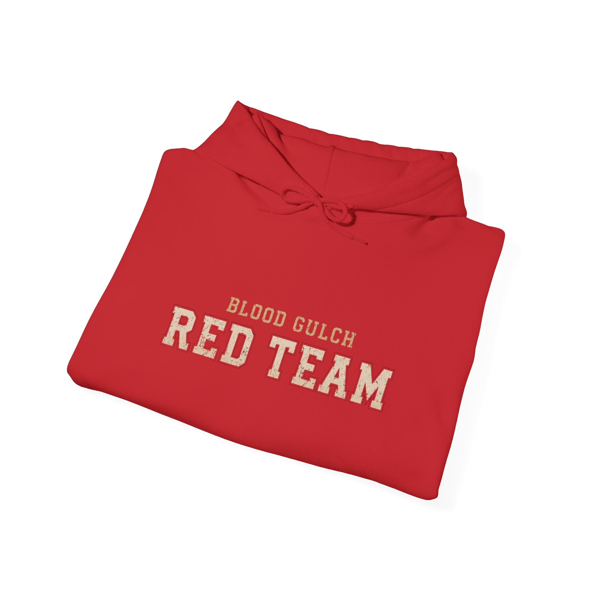 Blood Gulch Red Team Hoodie — Retro Gaming Clan Pullover (Est. 2552)