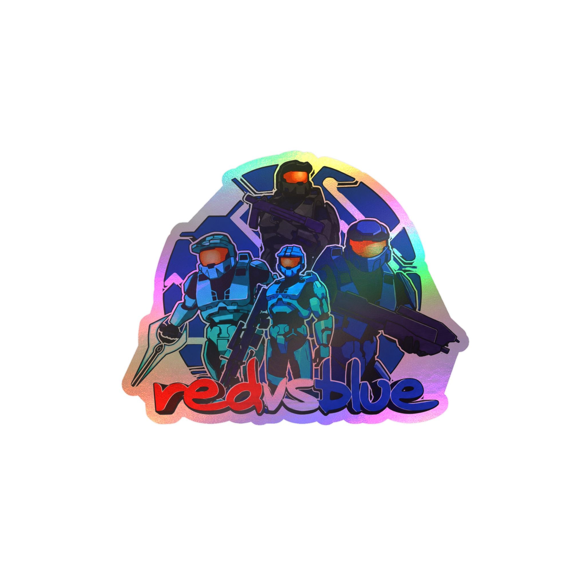 Red vs Blue Blue Team  Vinyl Sticker