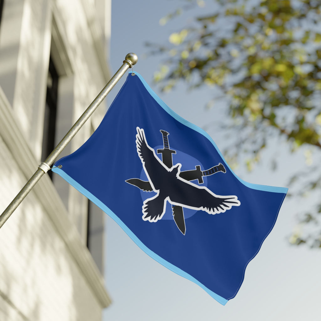 Blue Army Double-Sided Flag