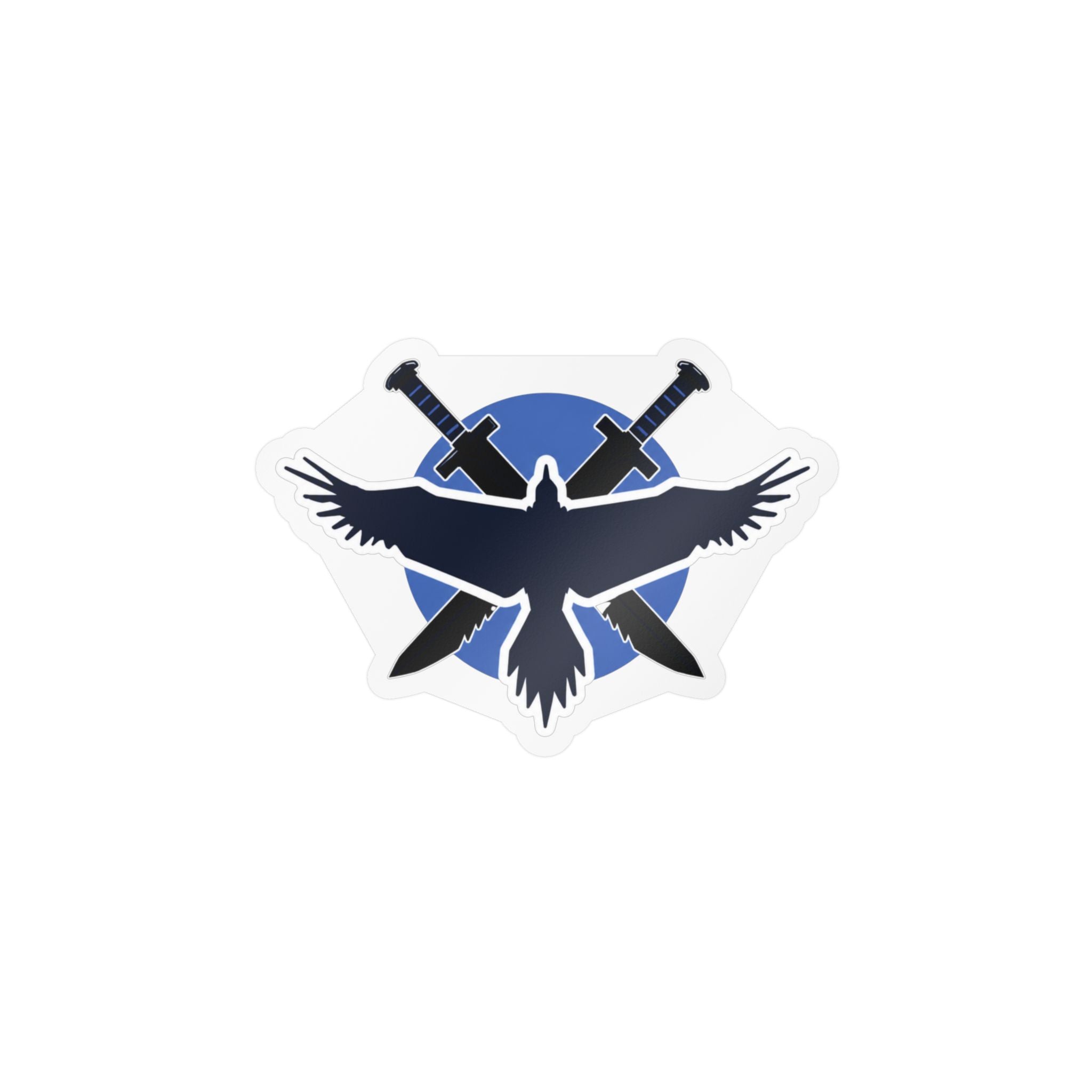Blue Army Emblem Vinyl Decal