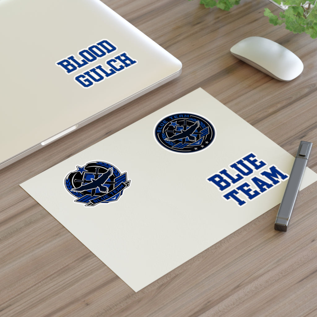 Blood Gulch Blue Team Sticker Sheet
