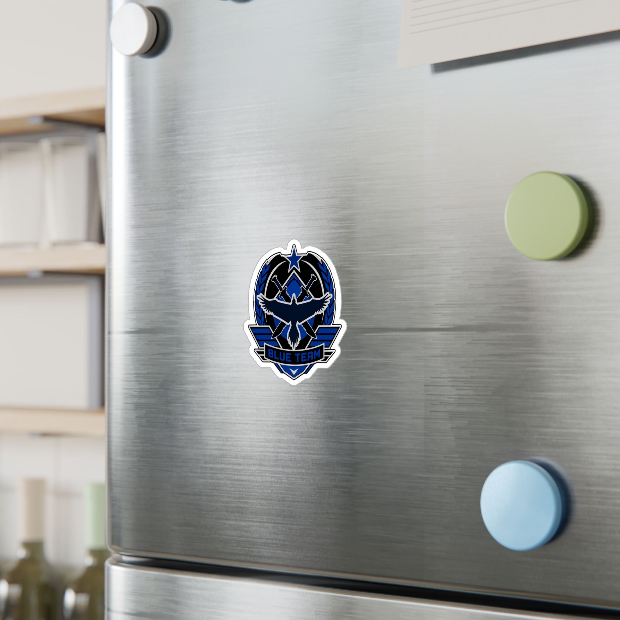 Blue Team Tactical Emblem Vinyl Sticker