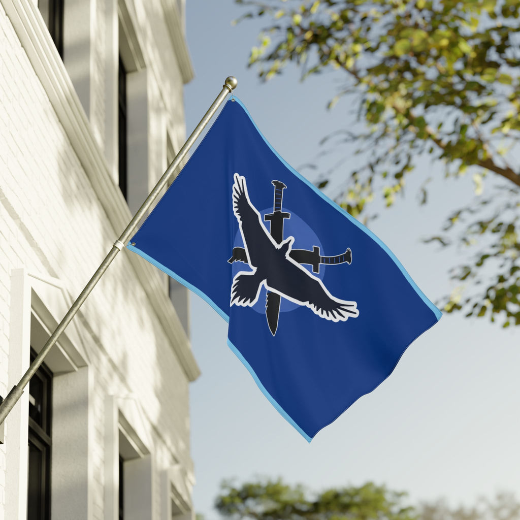 Blue Army Double-Sided Flag