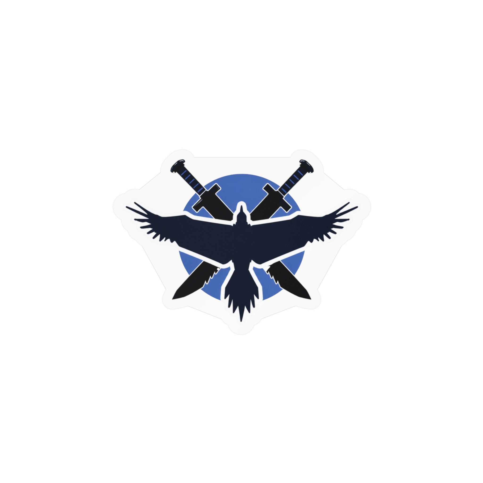 Blue Army Emblem Vinyl Decal