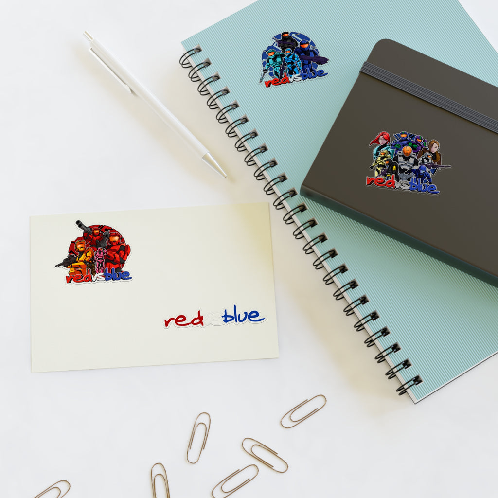 Red vs Blue Legacy Sticker Sheet