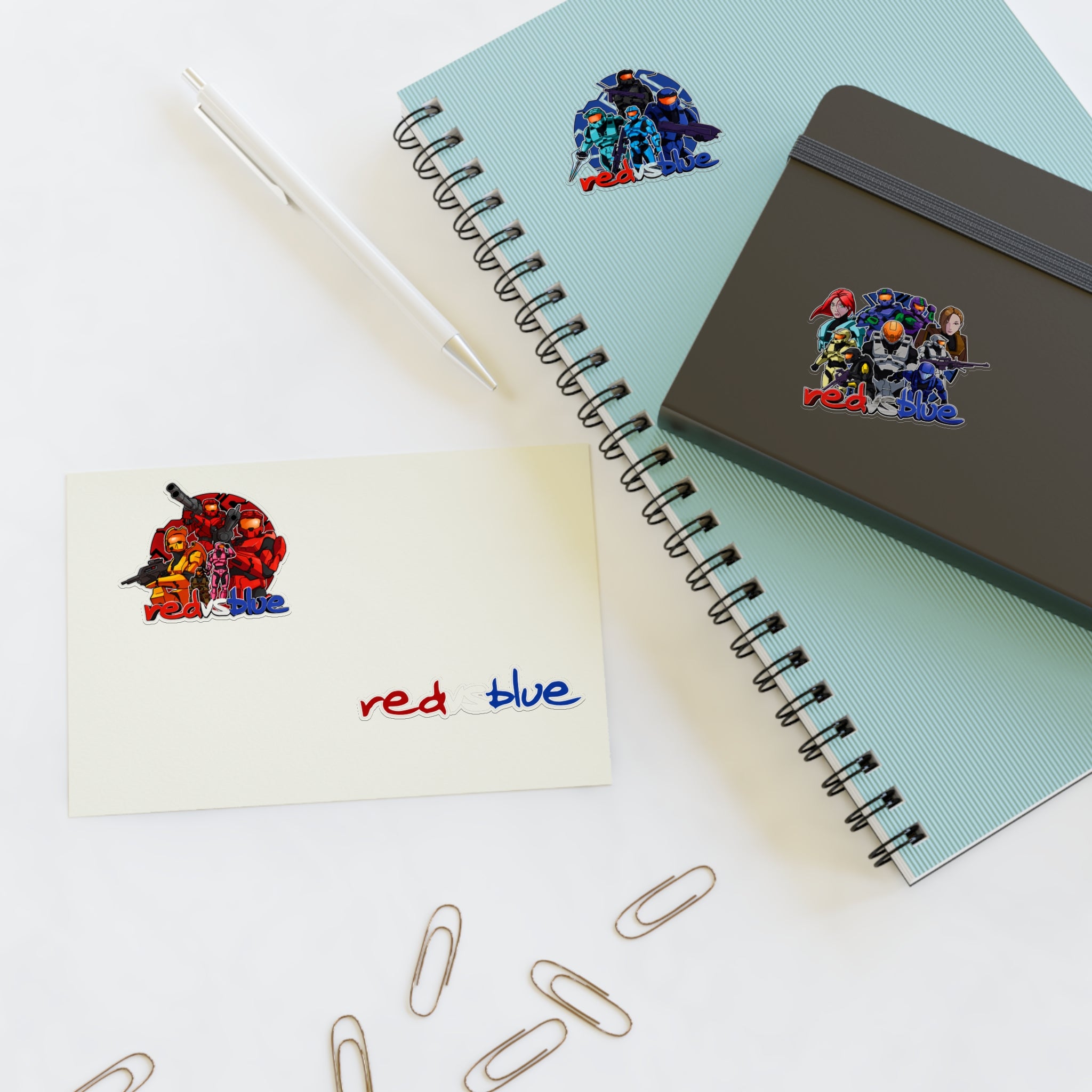 Red vs Blue Legacy Sticker Sheet