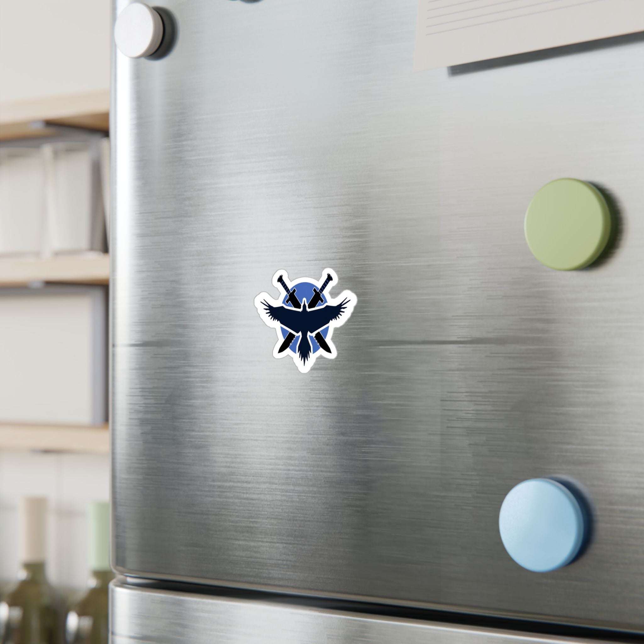Blue Army Emblem Vinyl Decal