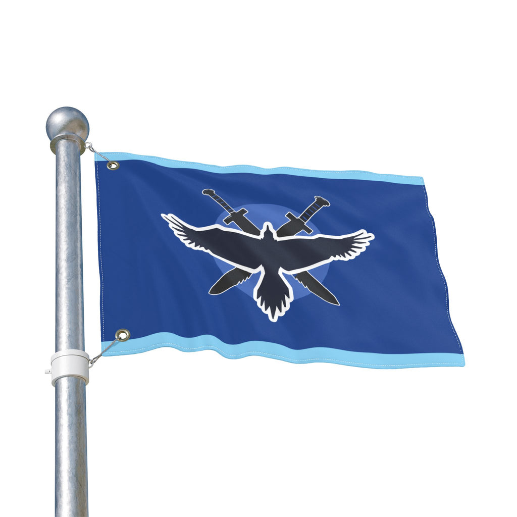 Blue Army Double-Sided Flag