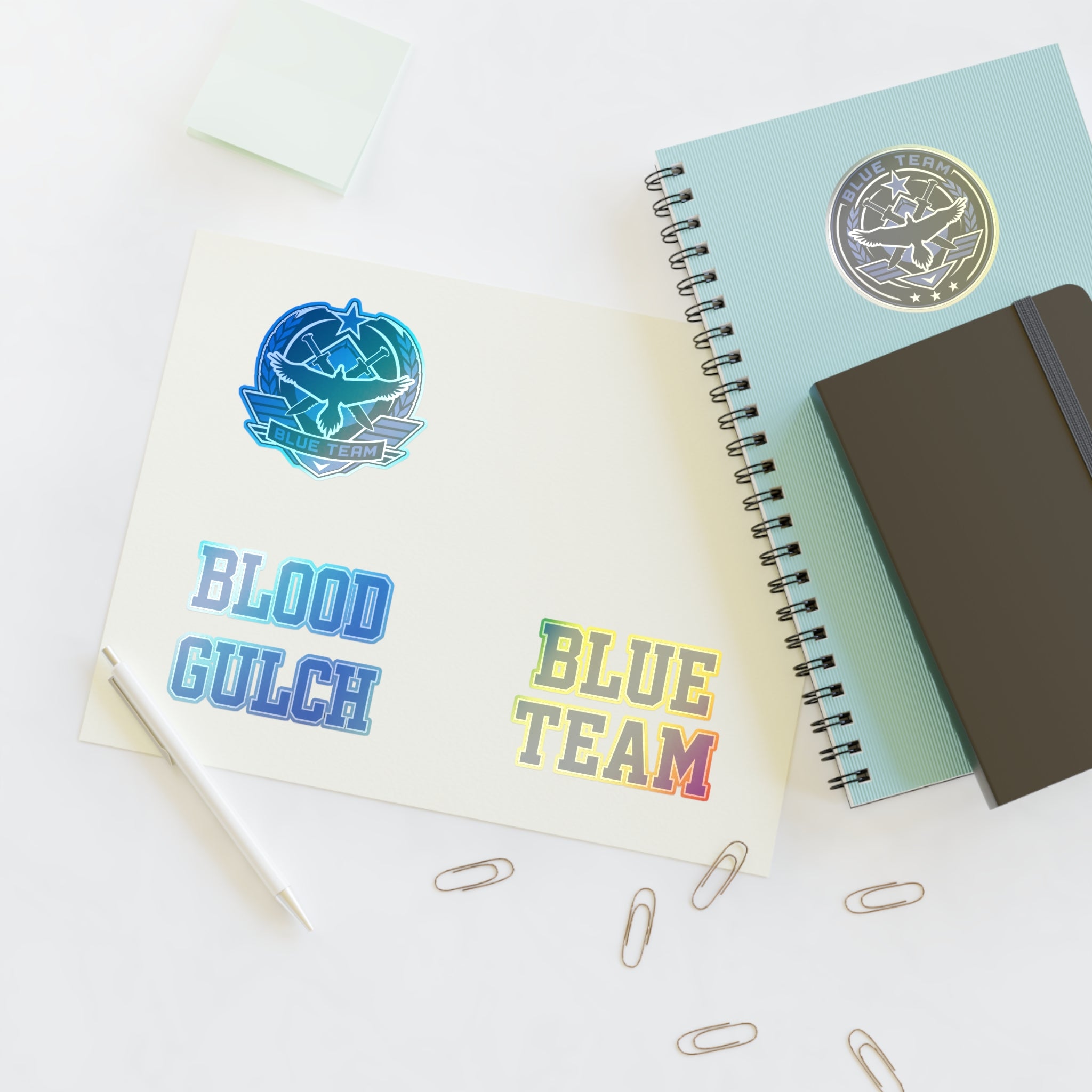 Blood Gulch Blue Team Sticker Sheet