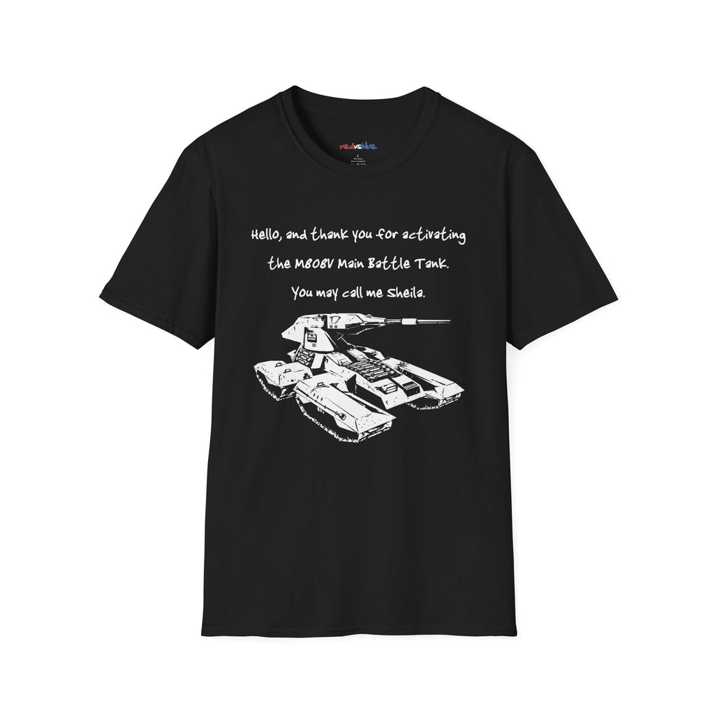 Sheila The Tank - Red Vs Blue Tee