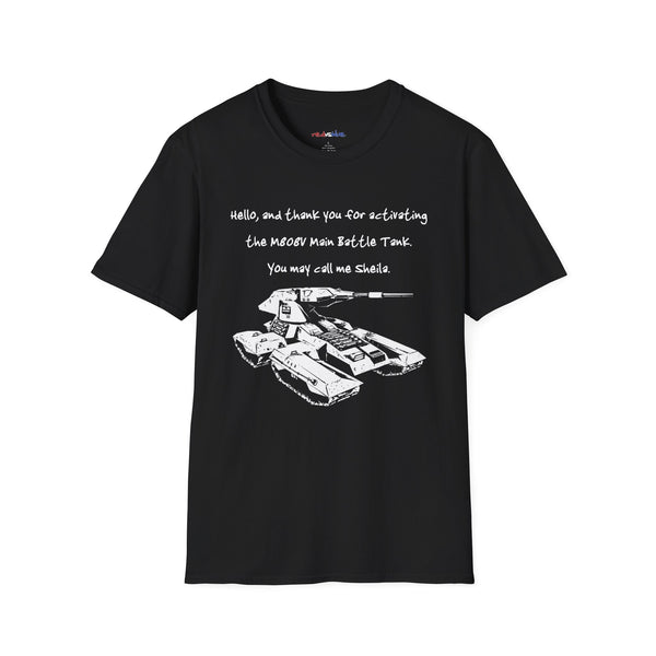 Sheila The Tank - Red Vs Blue Tee