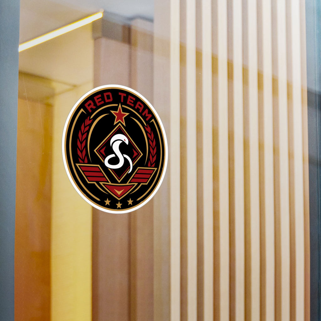 Red Team Badge Vinyl Sticker