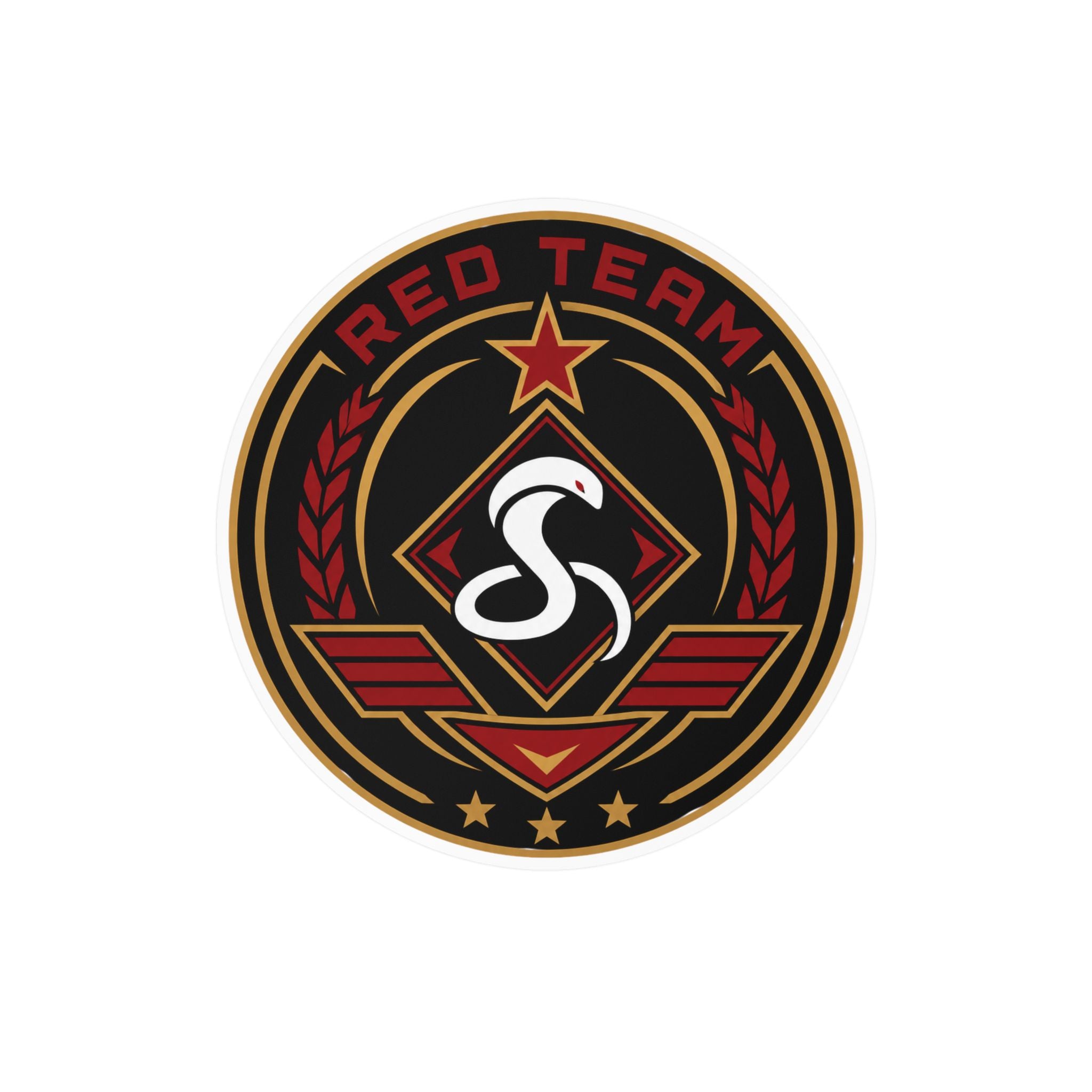 Red Team Badge Vinyl Sticker