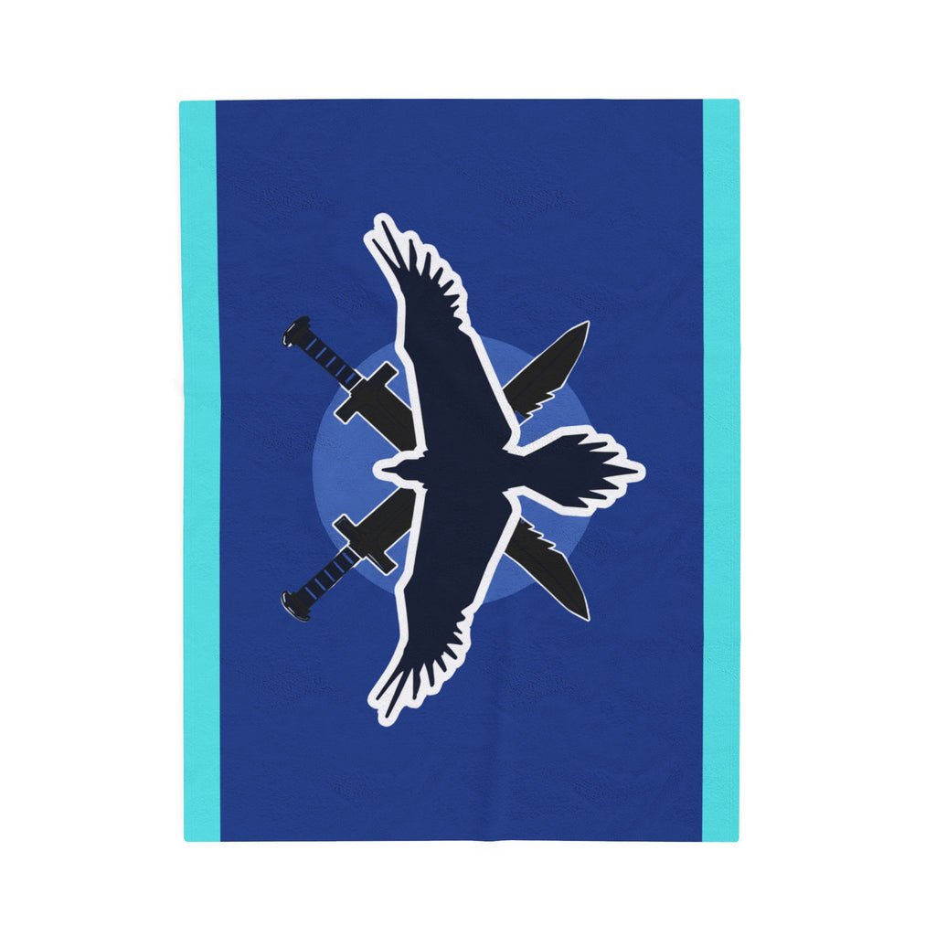 Blue Team Flag Inspired Blanket