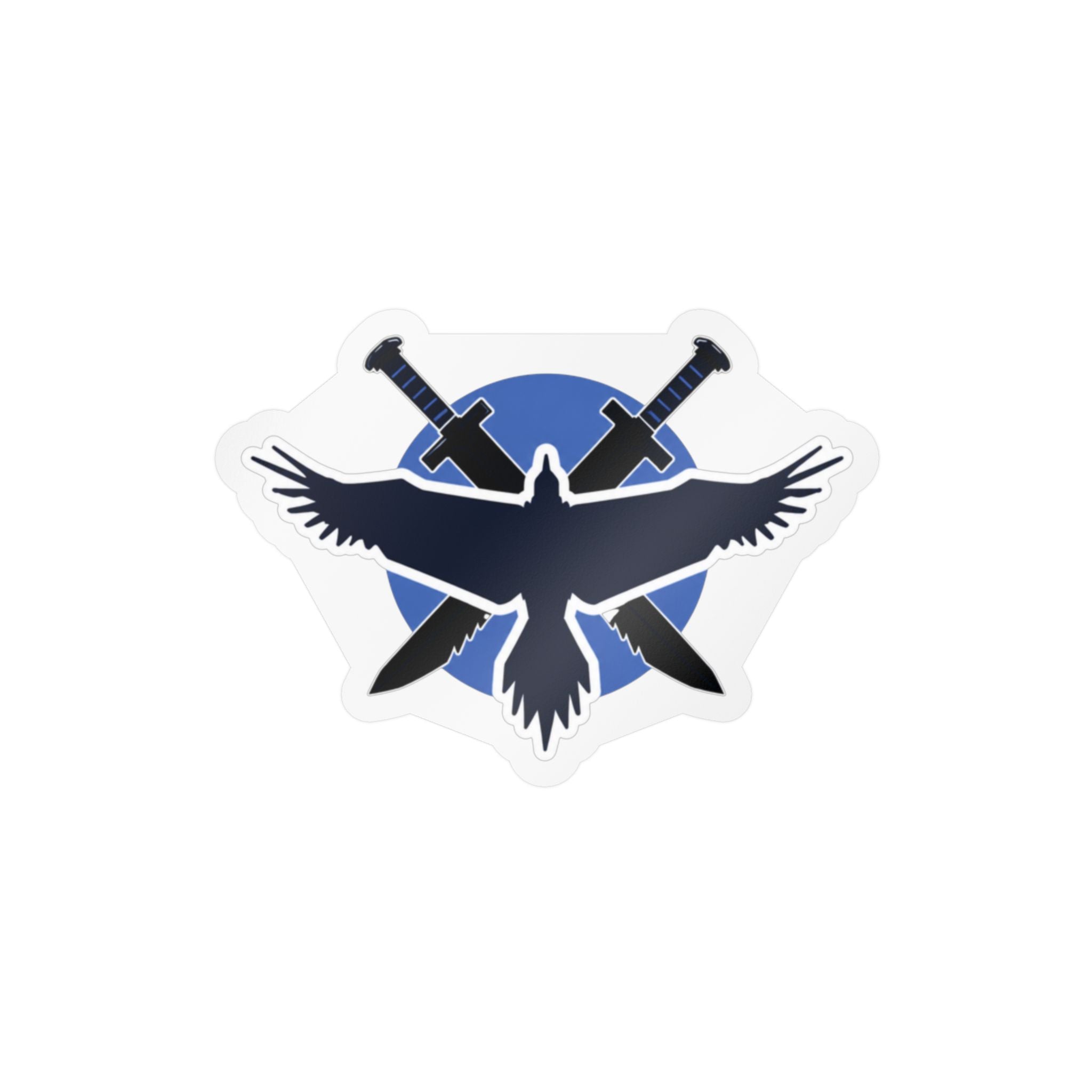 Blue Army Emblem Vinyl Decal