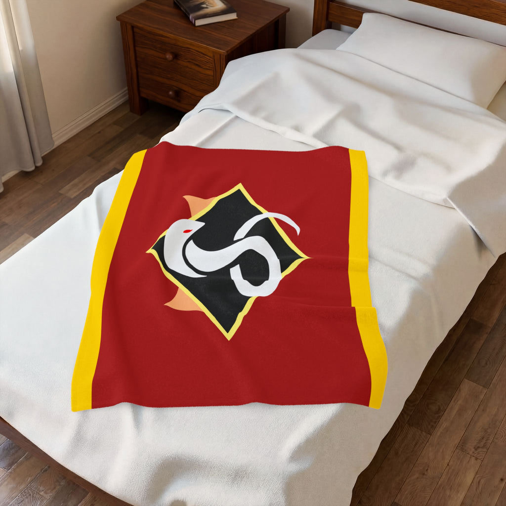 Red Team Flag Inspired Blanket