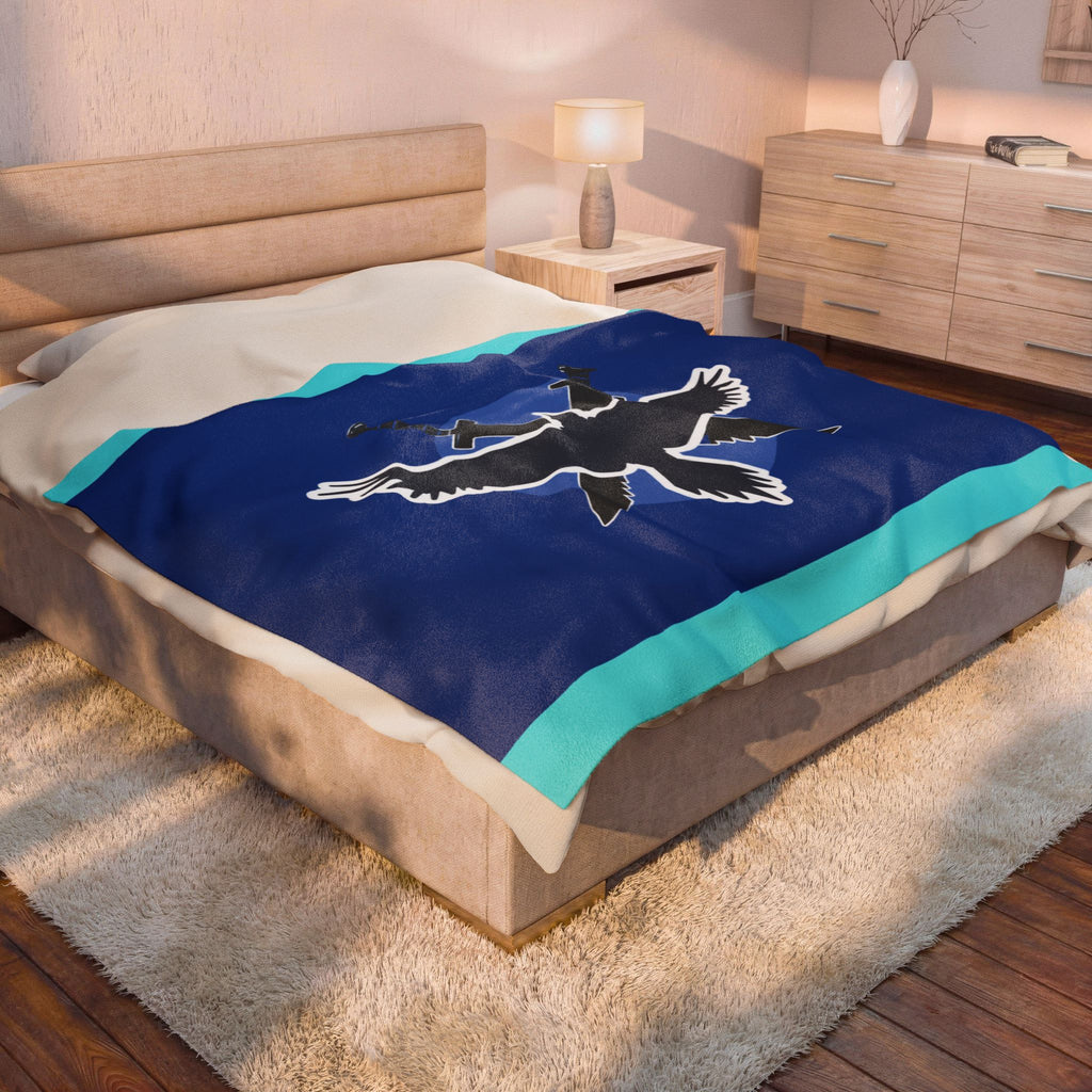 Blue Team Flag Inspired Blanket