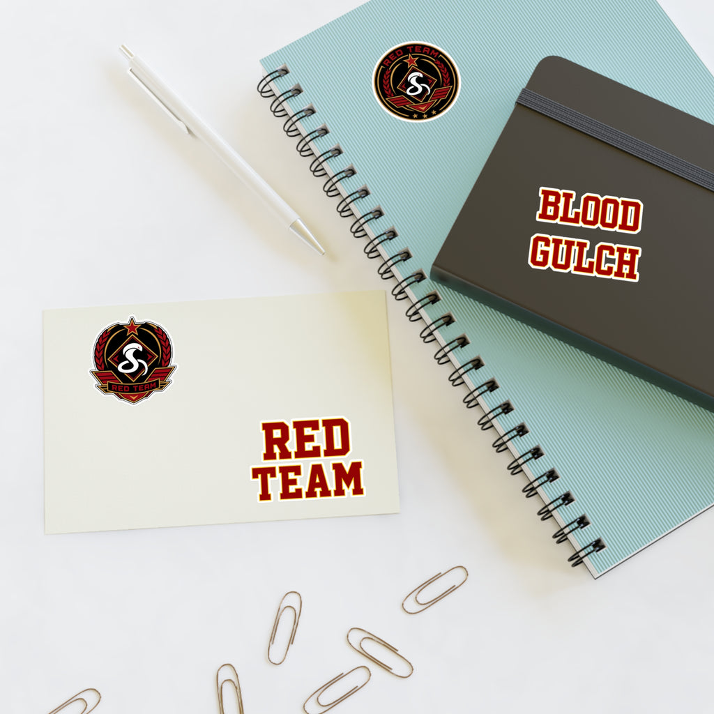 Blood Gulch Red Team Sticker Sheet