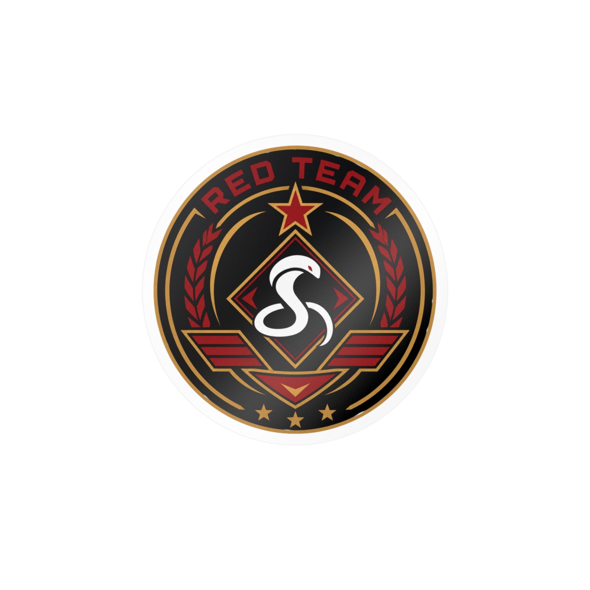 Red Team Badge Vinyl Sticker