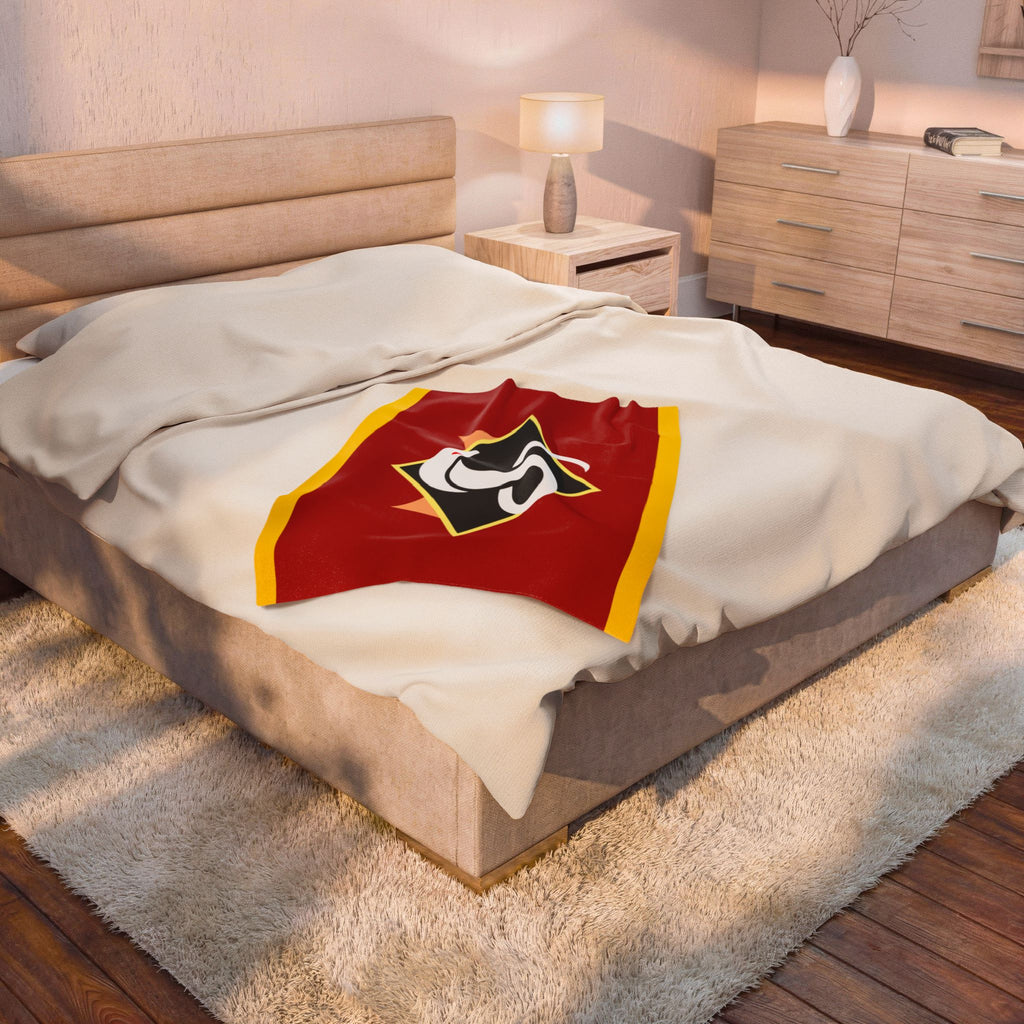 Red Team Flag Inspired Blanket