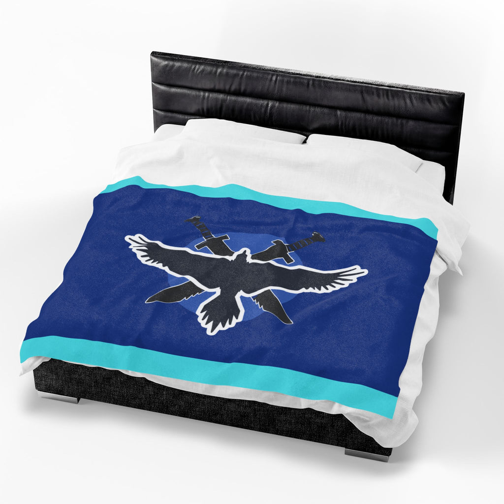 Blue Team Flag Inspired Blanket
