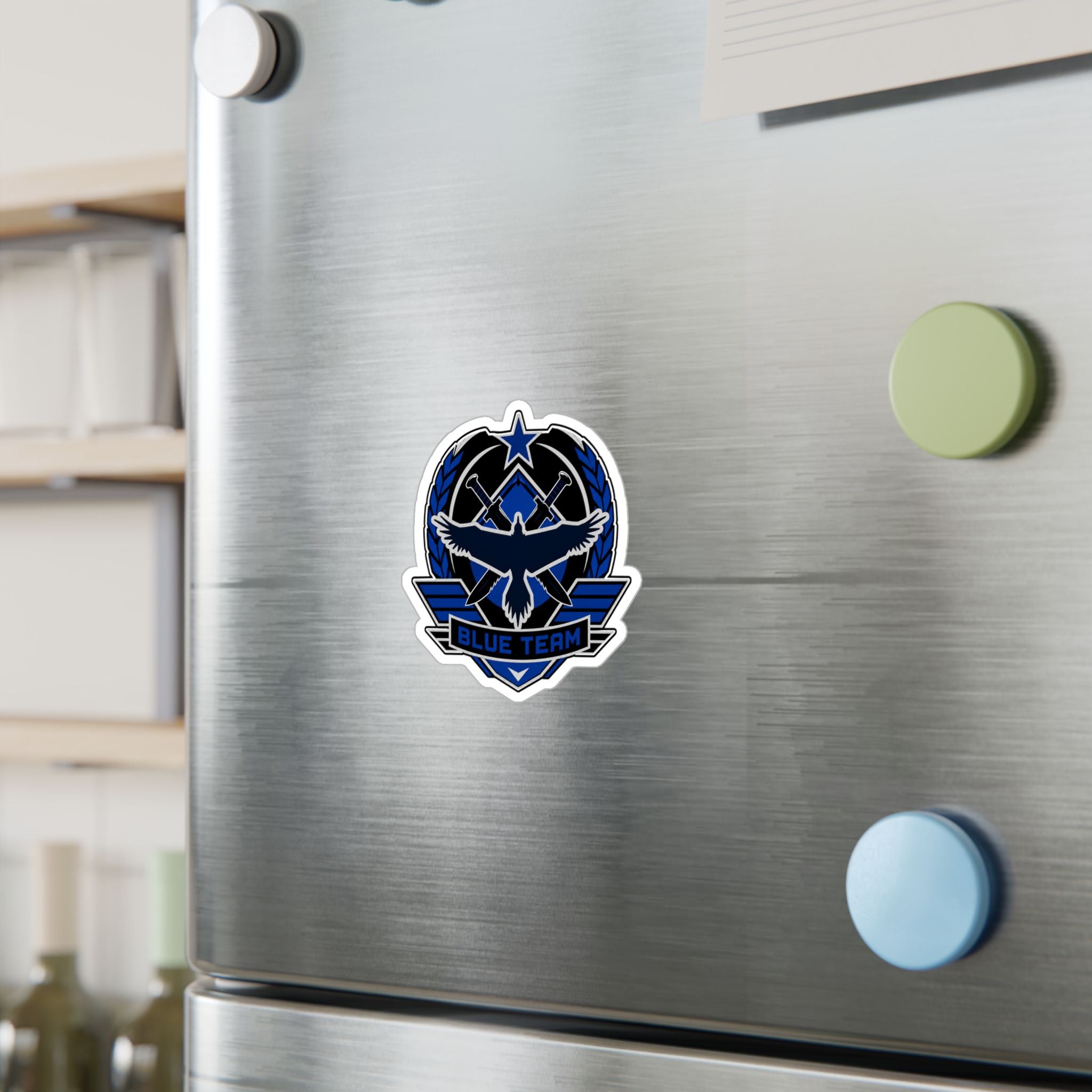 Blue Team Tactical Emblem Vinyl Sticker