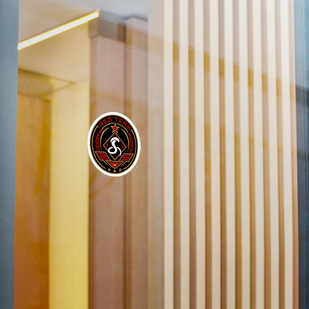 Red Team Badge Vinyl Sticker