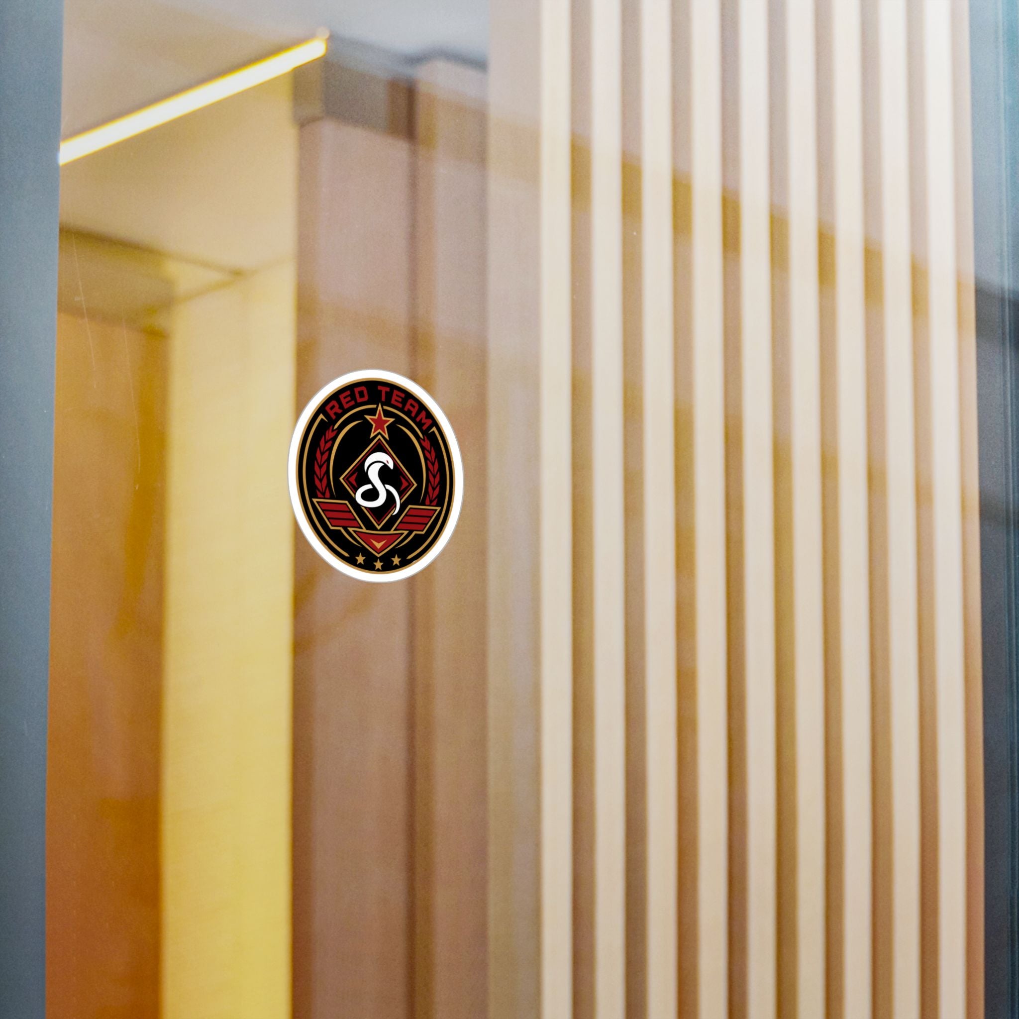 Red Team Badge Vinyl Sticker
