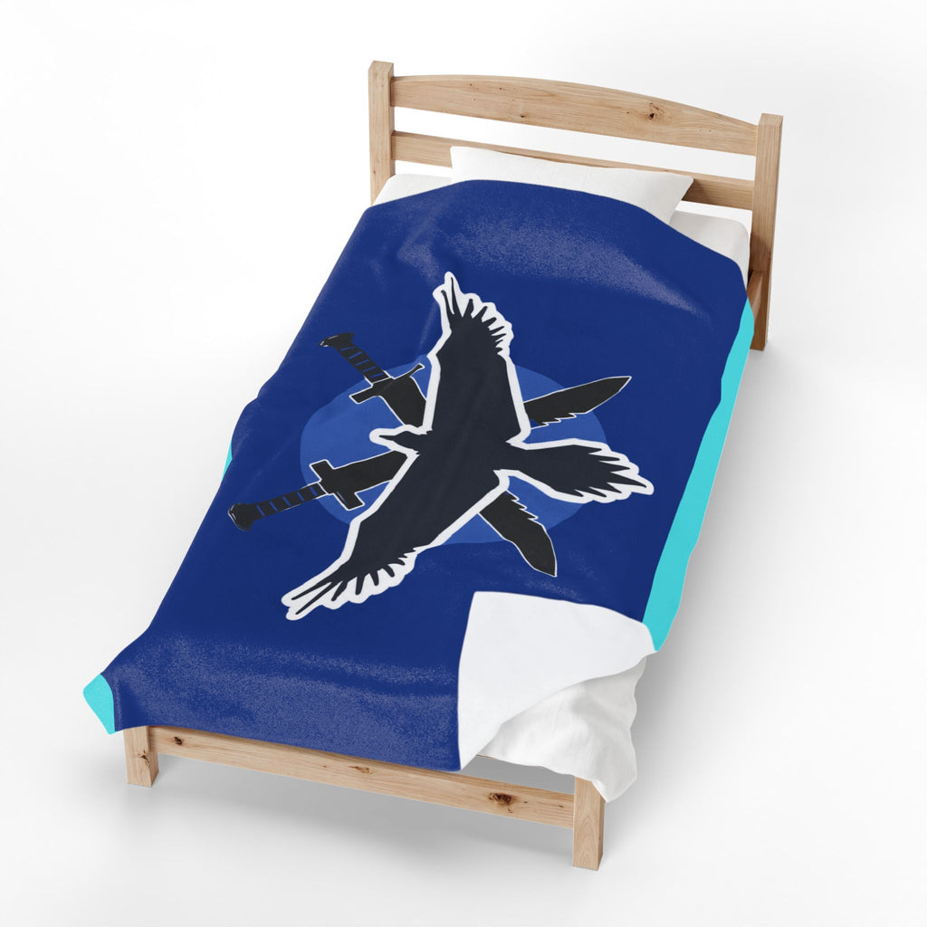 Blue Team Flag Inspired Blanket