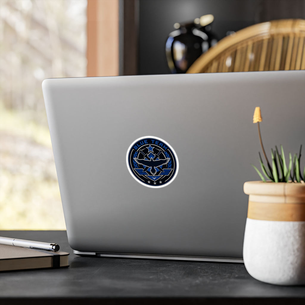 Blue Team Emblem Badge Vinyl Sticker