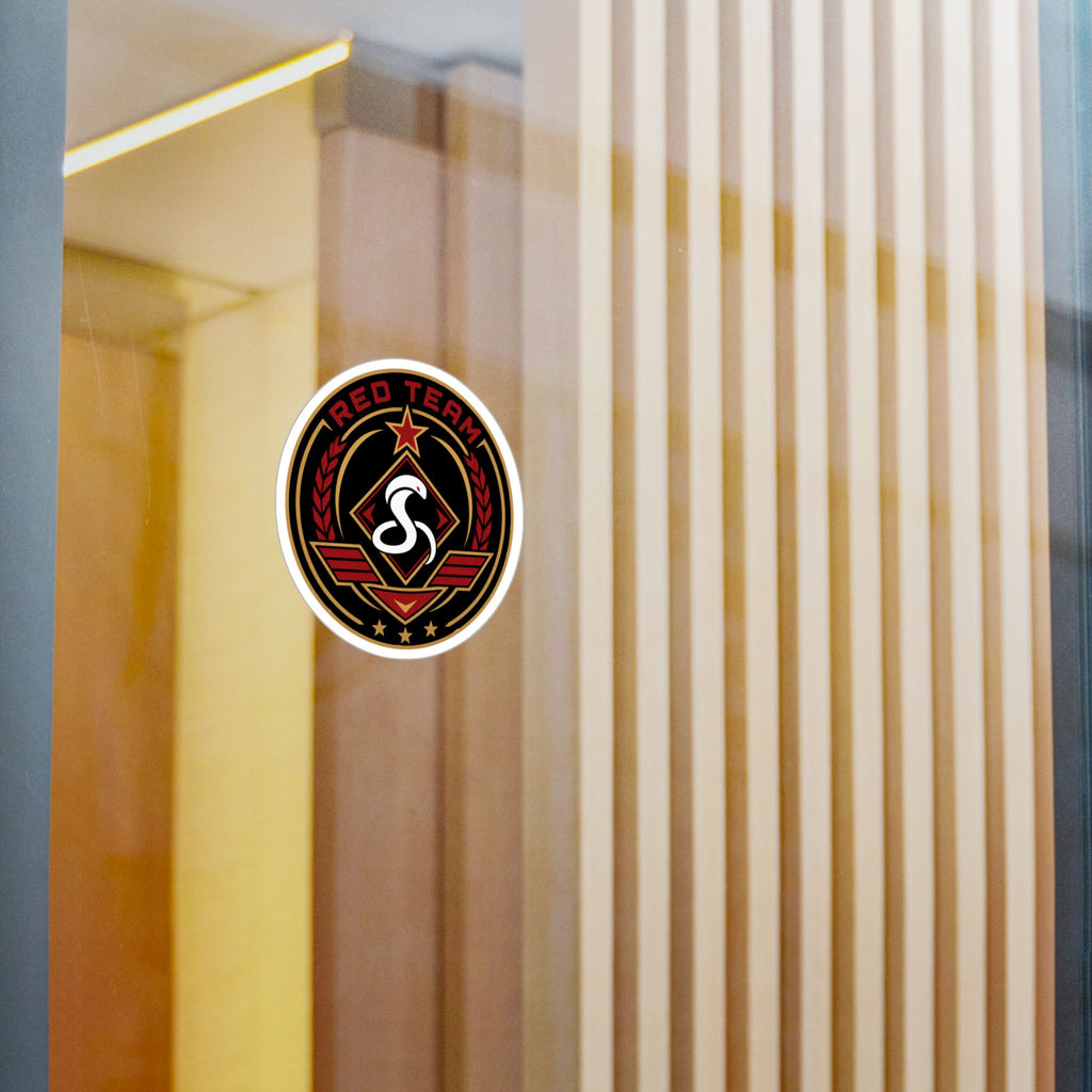 Red Team Badge Vinyl Sticker
