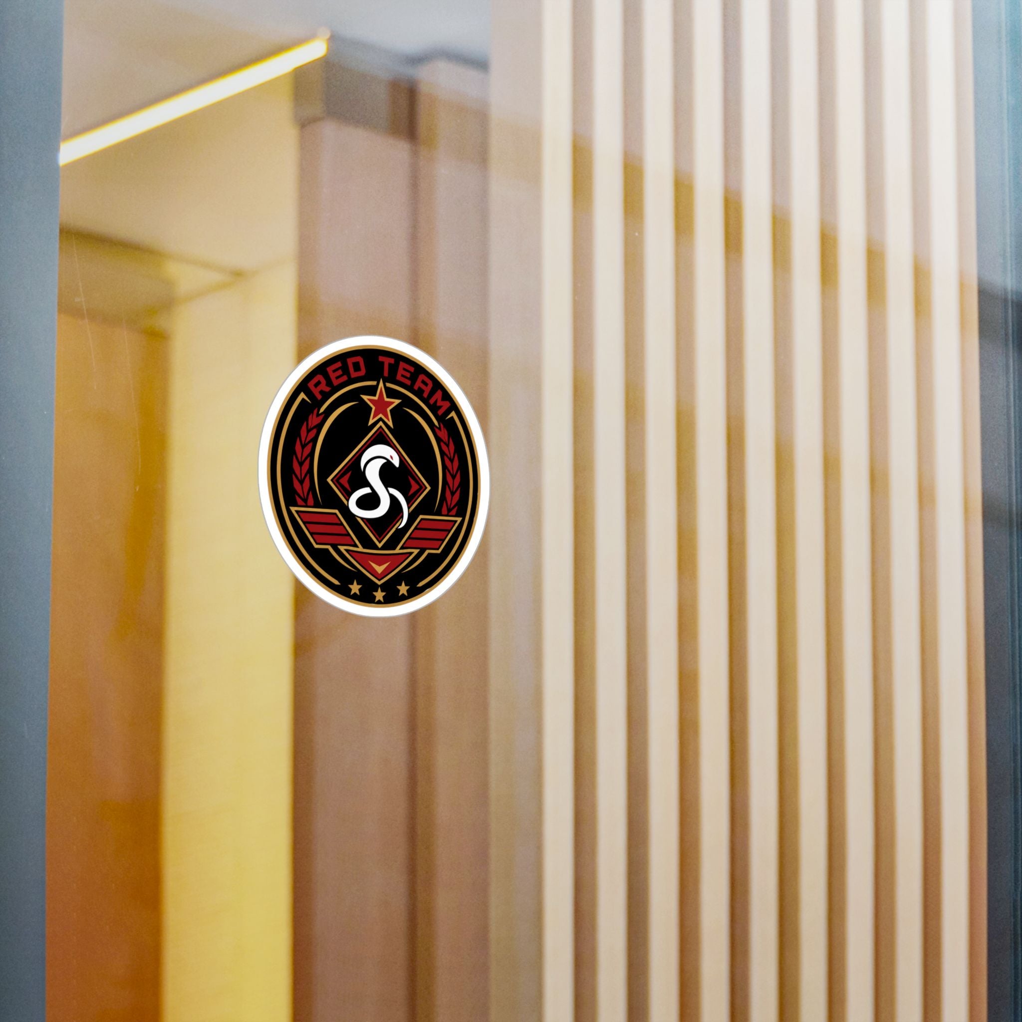 Red Team Badge Vinyl Sticker